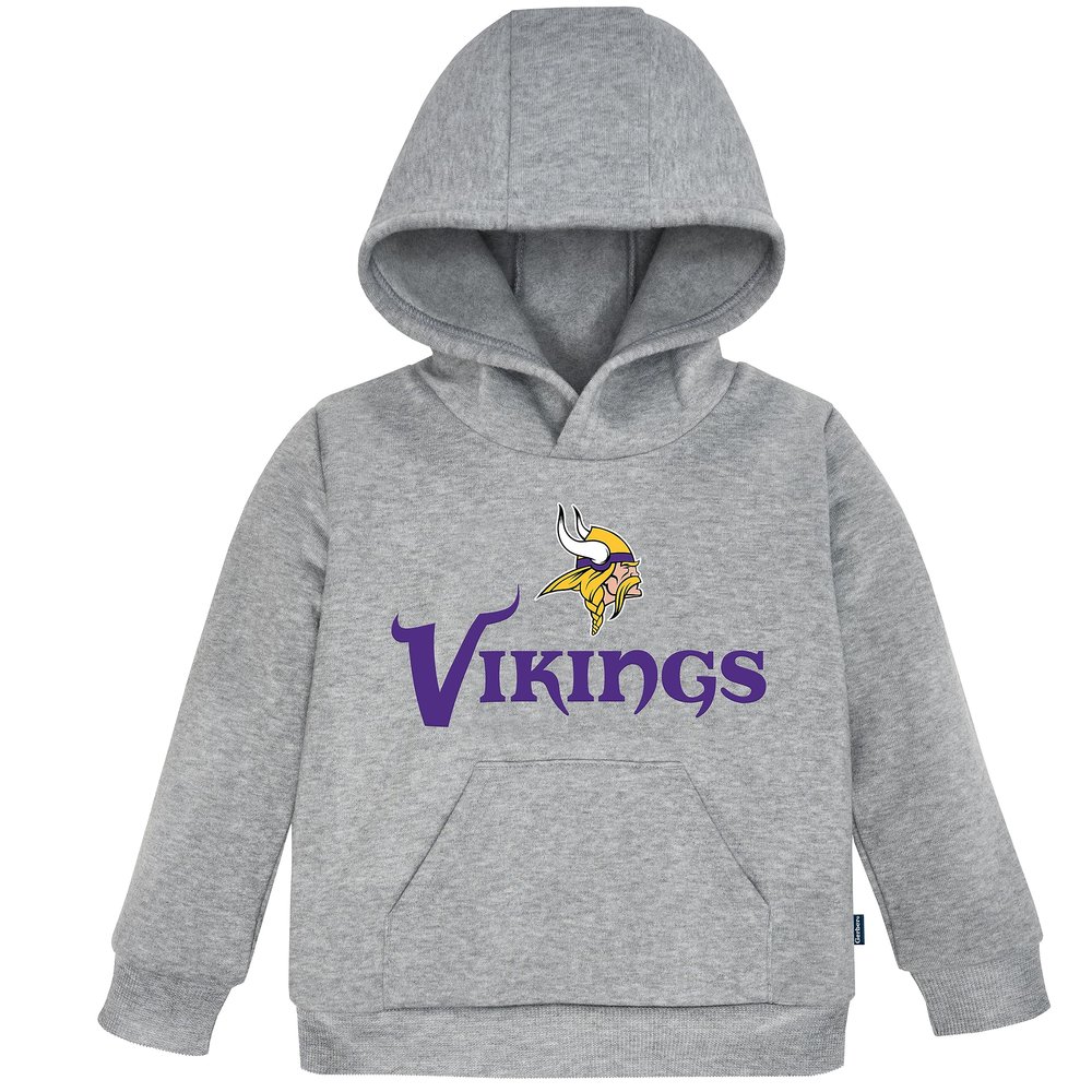 Gerber NFL Toddler Boys' Fleece Hoodie, Minnesota Vikings, 2T Team Color