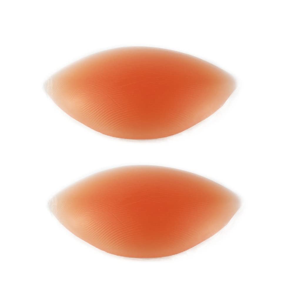 1 Pair Silicone Bra Inserts Push up Bra Pads Push Up Gel Bikini Bra Padding Bust Enhancer Bra Padding Booster Pads Nude