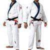 Ronin Sengoku BJJ GI Men  2-Piece Jacket and GI Pants with Drawstring Bag (A5, WHITE) view 3