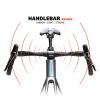 31.8mm Drop Bar Handlebar Aero Handlebars Full Carbon Fiber Road Bike Handlebar 400/420/440mm Lightweight Racer Bar for Road City Bikes Cruisers Long Distance Cycling,Black,420mm view 2