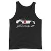 Datsun 280z Fairlady Z Script Japanese JDM Custom Design Unisex Tank Top Black view 1