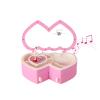 keisnoaja Ballet Musical Jewelry Storage Box, Personalized Necklaces Organizer with Drawer Over the Rainbow Tune Rings Hair Case Dancer Gifts for Children Girls Birthday Bedroom Decor view 1