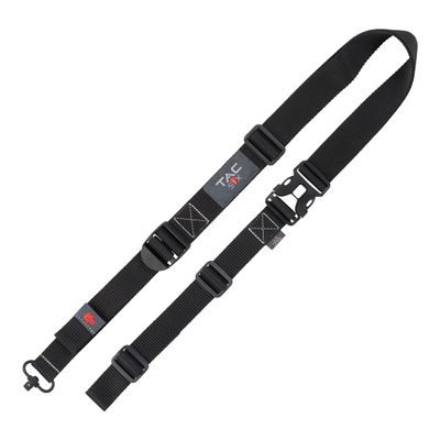 Allen Company Tac-Six Citadel Connect Double Point Firearm Sling, QD Swivel & Ladder Buckle, Black