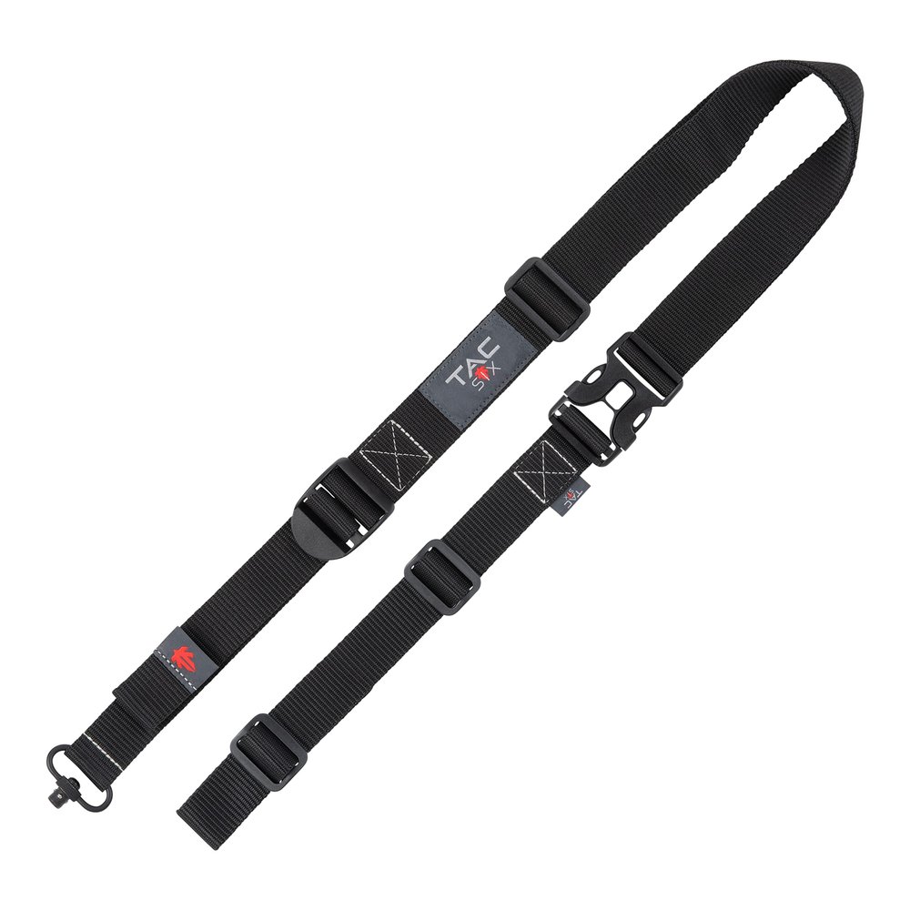Allen Company Tac-Six Citadel Connect Double Point Firearm Sling, QD Swivel & Ladder Buckle, Black