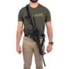 Allen Company Tac-Six Citadel Connect Double Point Firearm Sling, QD Swivel & Ladder Buckle, Black view 2