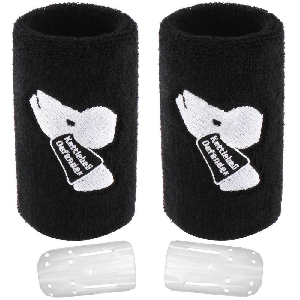Kettlebell Wrist Guards for Men and Women, Tceapoo Sports Wrist Sleeve Athletics Sweatband Wrist Support Wrist Bands for Kettlebell Training, Weightlifting, Powerlifting and Crossfit (1 Pair)