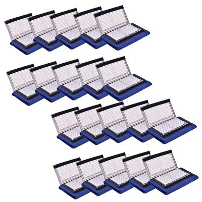 Careworx Play Wristband (Youth) with Triple Windows Perfect for Football Plays, Softball Signs & Baseball (20 Pack) (Navy Blue)
