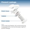 1.5" Shaft Length Cooler Drain Plug Assembly Replacement for Coleman Xtreme Coolers 50 qt, 58 qt, 82 qt Part Number:5010005241,Rubbermaid Cooler Accessories,Cooler Parts Fits Most Coolers view 4