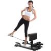 Iron Bar 8-in-1 Multifunction Squat Machine Deep Sissy Squat, Push Up Ab Workout Home Gym with 2 Resistance Handles, Sit Up Exercise Fitness Equipment Ab Trainer Adjustable Machine (Black) view 3
