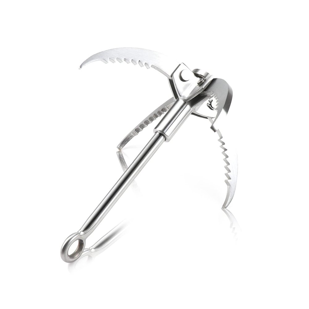Outdoor Climbing Hook, Climbing Claw, Fishing Anchor Hook, Outdoor Survival Tool, Stainless Steel Climbing Equipment, Collapsible, Self-Defense Tool, Hunting Equipment, Camping Equipment