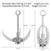 Outdoor Climbing Hook, Climbing Claw, Fishing Anchor Hook, Outdoor Survival Tool, Stainless Steel Climbing Equipment, Collapsible, Self-Defense Tool, Hunting Equipment, Camping Equipment view 2