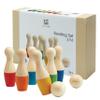 PlanToys Bowling Set Wooden Montessori Gross Motor Kids Play Toy for Kids view 1