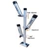 Brocraft Aluminum Trolling Rod Holder Tree / Boat Rod Tree / Rod Holder Tree for Boat Trolling view 3