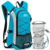 IX INOXTO Hydration Pack Backpack, Lightweight Water Backpack with 2L Hydration Bladder Daypack for Men Women,Running Hydration Vest for Trail Running Hiking Cycling Race Climbing (Light Blue) view 1