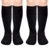 Olreco Black Soccer Socks Youth Soccer Socks Toddler Knee High Socks for Girls Socks Toddler Soccer Socks Kids Boys Dress Socks view 1