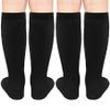 Olreco Black Soccer Socks Youth Soccer Socks Toddler Knee High Socks for Girls Socks Toddler Soccer Socks Kids Boys Dress Socks view 2