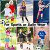 Olreco Black Soccer Socks Youth Soccer Socks Toddler Knee High Socks for Girls Socks Toddler Soccer Socks Kids Boys Dress Socks view 4