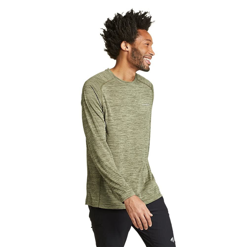 Eddie Bauer Men's Resolution Long-Sleeve T-Shirt, Sprig, XX-Large