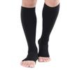 TOFLY 30-40mmHg Medical Graduated Compression Socks for Men & Women, Open Toe Knee High Compression Socks,Firm Support for Circulation Recovery,Shin Splints,Varicose Veins,Edema,Nursing Black XXL view 4