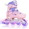 Nattork Inline Skates for Girls and Boys Kids, 4 Sizes Adjustable Inline Skates with Light up Wheels, Illuminating Beginner Roller Skates for Kids & Adult Youth Teal Age 10-12 Size 5 6 7 8 view 1