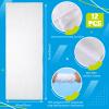Handepo 12 Pcs Microfiber Workout Gym Towels, 360 GSM 12 x 30 Inch Gentle and Fast Drying Absorbent Towels for Men Women Yoga Travel Sports(White) view 2