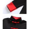 Kung Fu Suit for Unisex Kids Long Sleeve Black Martial Arts Taichi Traditional Uniform view 3