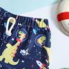 Baby Wetsuit Toddler Boys Cartoon Dinosaur Printed Swim Trunks Kids Boys Bathing Suit Swimsuit (Dark Blue, 12-18 Months) view 3