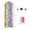 QOOMO Rainbow Butterfly Printed Camping Sleeping Bags,3 Season Warm & Cool Weather,Lightweight,Waterproof Sleeping Bags for Adults & Kids,Traveling,and Outdoors,Camping Gear Equipment,31x90inch view 2