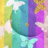 QOOMO Rainbow Butterfly Printed Camping Sleeping Bags,3 Season Warm & Cool Weather,Lightweight,Waterproof Sleeping Bags for Adults & Kids,Traveling,and Outdoors,Camping Gear Equipment,31x90inch view 4
