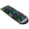 QOOMO Neon Dinosaur Printed Camping Sleeping Bags,3 Season Warm & Cool Weather,Lightweight,Waterproof Sleeping Bags for Adults & Kids,Traveling,and Outdoors,Camping Gear Equipment,31x90inch view 3