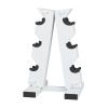 XYXHEII 5-Tier A-Frame Dumbbell Rack, Strength Training Dumbbell Racks, 3 Tier Dumbbell Rack, Compact Dumbell Rack, 4 Tier Weight Rack for Dumbbells (White 3 Tier) view 1