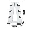 XYXHEII 5-Tier A-Frame Dumbbell Rack, Strength Training Dumbbell Racks, 3 Tier Dumbbell Rack, Compact Dumbell Rack, 4 Tier Weight Rack for Dumbbells (White 3 Tier) view 2