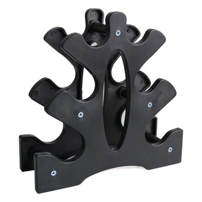 Home Gym Weight Rack for Dumbbells, 3 Tier Dumbbell Rack, Dumbbell Storage Rack, Dumbbell Rack Multifunctional, Stand Only for Home Gym Weight Stand (Black)