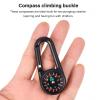 Tofficu 24 Pcs Compass Carabiner Keychains 2.7 Inch Plastic Clip-on Hiking Survival Accessories Bulk Pocket Compass for Men Kids Travel Outdoor Camping Party Mini Favors view 4