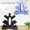 XYXHEII Home Gym Weight Rack for Dumbbells, 3 Tier Dumbbell Rack, Dumbbell Storage Rack, Dumbbell Rack Multifunctional, Stand Only for Home Gym Weight Stand (Blue) view 2