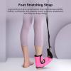 Fascia Stretcher,Foot Stretcher and Calf Stretcher for Plantar Fasciitis,Leg Stretching Strap Adjustable Hamstring Stretcher,Yoga Strap for Stretching Heel Spurs, Drop Foot, Leg,Thigh, Hip view 2