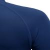 BASUDAM Women's Workout Shirts Quick Dry UPF 50+ Sun Protection Long Sleeve Quarter Zip Pullover Athletic T-Shirts Dark Blue XXL view 3