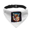 Dog Print Pet Bandana Collar - Themed Scarf Collar - Animal Art Dog Bandana - XL view 1