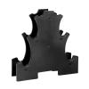 3 Tier Weight Rack for Dumbbells, Dumbbell Rack Stand for Home Gym, Compact Dumbell Rack Stand, Dumbbell Rack Multifunctional, Barbell Heavy-Duty Dumbbell Rack (Black) view 1