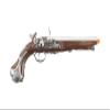 George Washington Flintlock Airsoft Co2 Powered Airsoft Pistol Collab w/HFC (Color: Silver) view 2