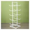 WIGING Yoga Mat Storage Rack, Metal Heavy Duty Multi-Layers Yoga Mat Rack, Yoga Mat Holder for Storing Yoga Mats Carpets and Hanging Yoga Strap (Color : White) view 1
