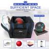 Goloni Bowling Ball Bag for Single Ball with Padded Ball Holder, 2 Pockets fit Bowling Shoes Up to Mens Size 14 and Accessories view 4