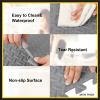 Ecally 100 Pcs 12 x 12 Gym Mat Foam Floor Mats for Home Gym Covers 96 Sq Ft Puzzle Exercise Square Interlocking Carpet Tiles with Border for Workouts Equipment Yoga Pilates (Black,Gray) view 3