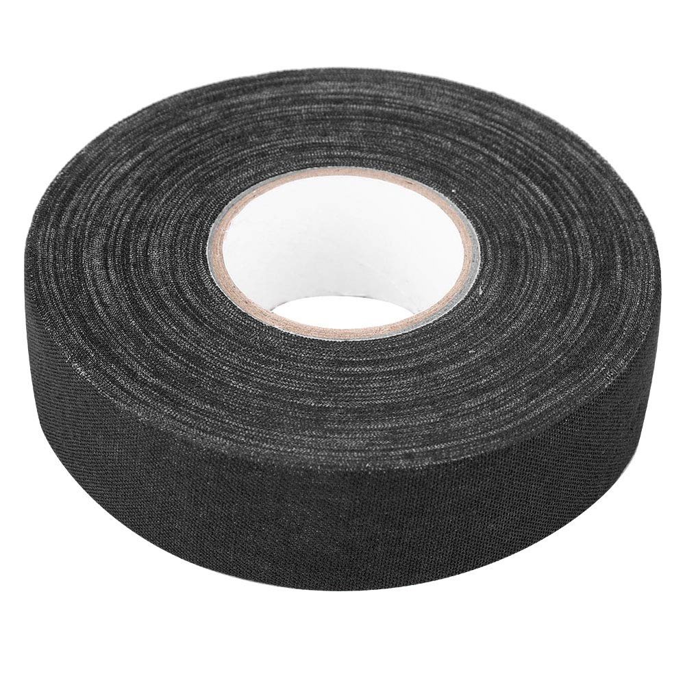Cyrank Hockey Protective Tape, Waterproof Hockey Grip Tape Tennis Badminton Racket Overgrip Hockey Stick Tape for Badminton Grip(Black)