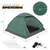 MoNiBloom Lightweight one Person Backpacking Tent with Skylight, 4 Season Ultralight Weatherproof Camping Tent, Easy Setup Dome Tent with Removable Rain Fly for Family Travel Mountaineering view 2
