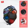Keeble Outlets Soccer Ball Bag (30x40 inches) | Durable Nylon & 600D Polyester Basketball Coaches Bag with Mesh Pocket | Black Basketball Net Bag for Outdoor Training and Team Ball Storage view 3
