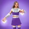 LOKI Helmet Women's Starfire Costume Cosplay Outfit for Girls Super Hero Suit Koriandr Dress Top Gloves Accessories Halloween Costume Set view 4