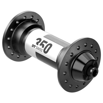 DT Swiss 350 Front Hub - QR x 100mm, Rim Brake, Black, 24H