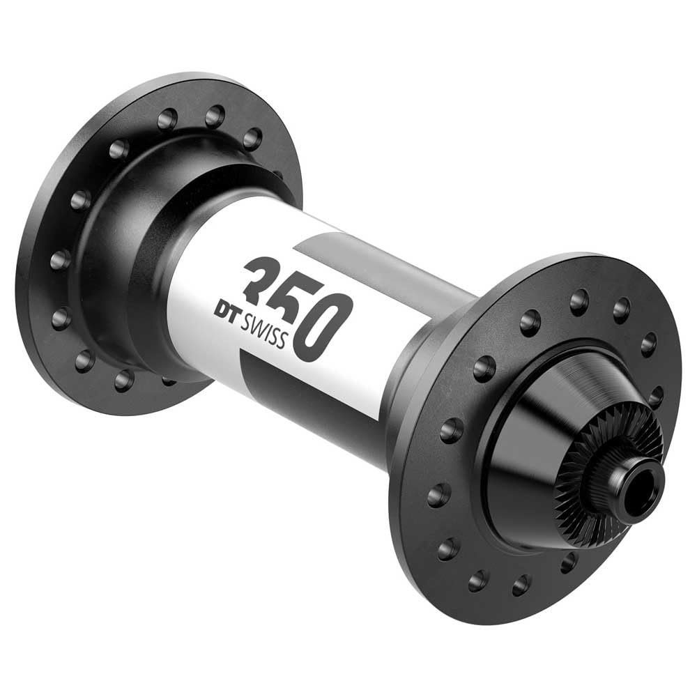 DT Swiss 350 Front Hub - QR x 100mm, Rim Brake, Black, 24H