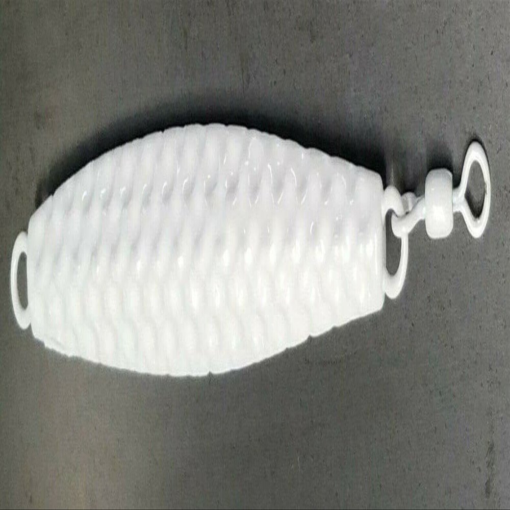 10 Hammered"Diamond" Vertical AVA Jigging Bluefish Striper Fishing Lures -White 6 oz